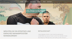 Desktop Screenshot of closecombat.ch